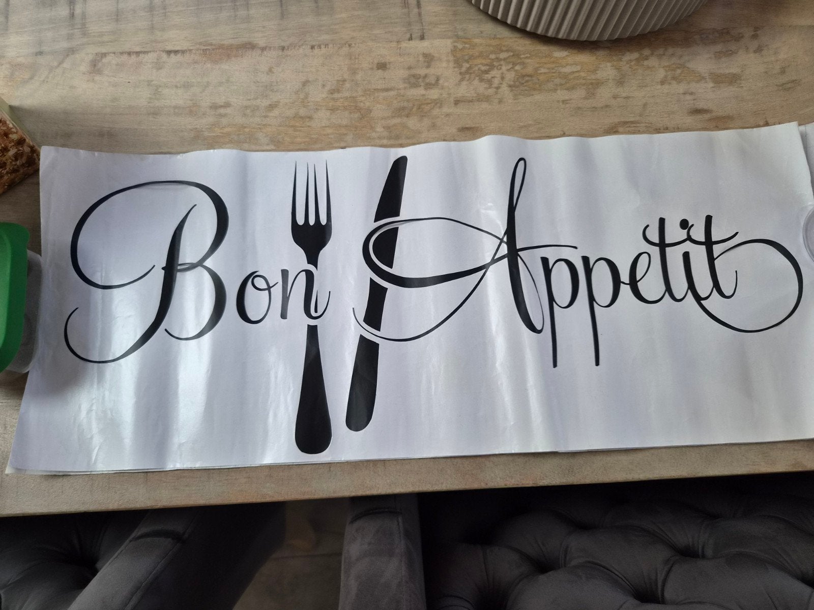 wand sticker, Ophalen