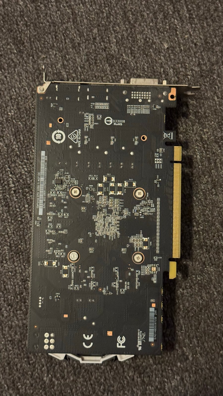 MSI GeForce GTX 1050 Ti Gaming X 4G Videokaart, Computers en Software, Videokaarten, PCI-Express 3, HDMI, Ophalen of Verzenden