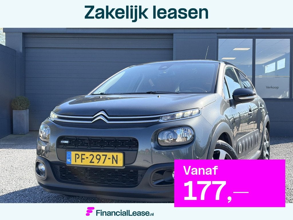 Citroen C3 1.2 PureTech S&S Shine 2e Eigenaar,Navi,Camera,Ha, Auto's, Citroën, Bedrijf, Lease, Financial lease, C3, ABS, Achteruitrijcamera