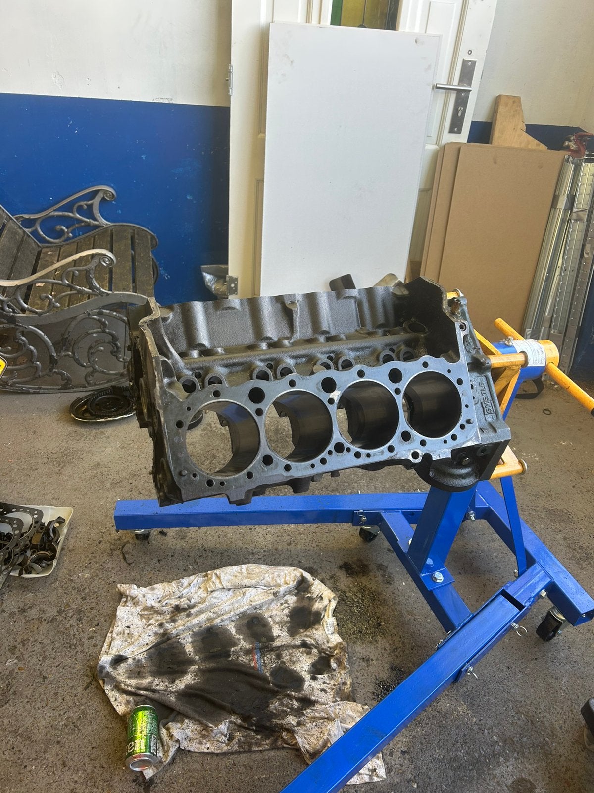 350/5,7 V8 chevrolet 1969 kaal onderblok, Auto-onderdelen, Ophalen, Chevrolet