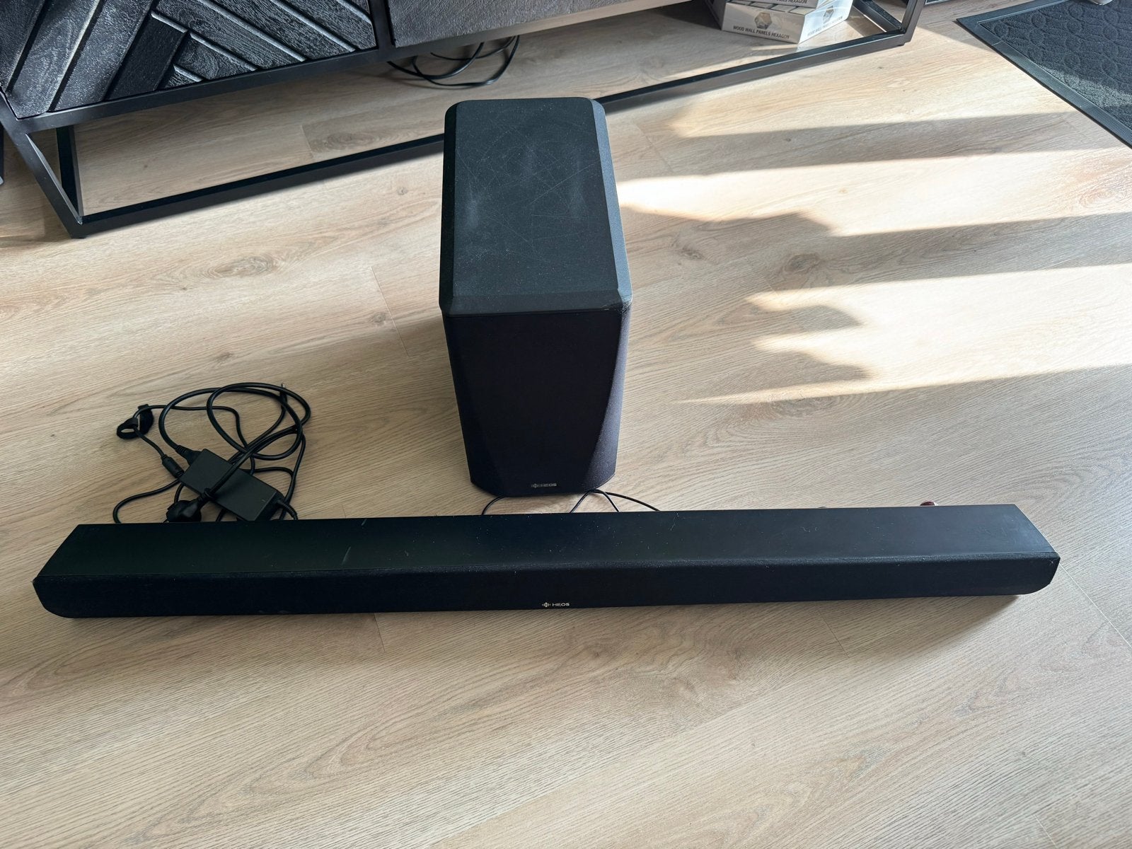 Denon HEOS HomeCinema HS2 Soundbar met Subwoofer, Ophalen, Met externe subwoofer, Gebruikt