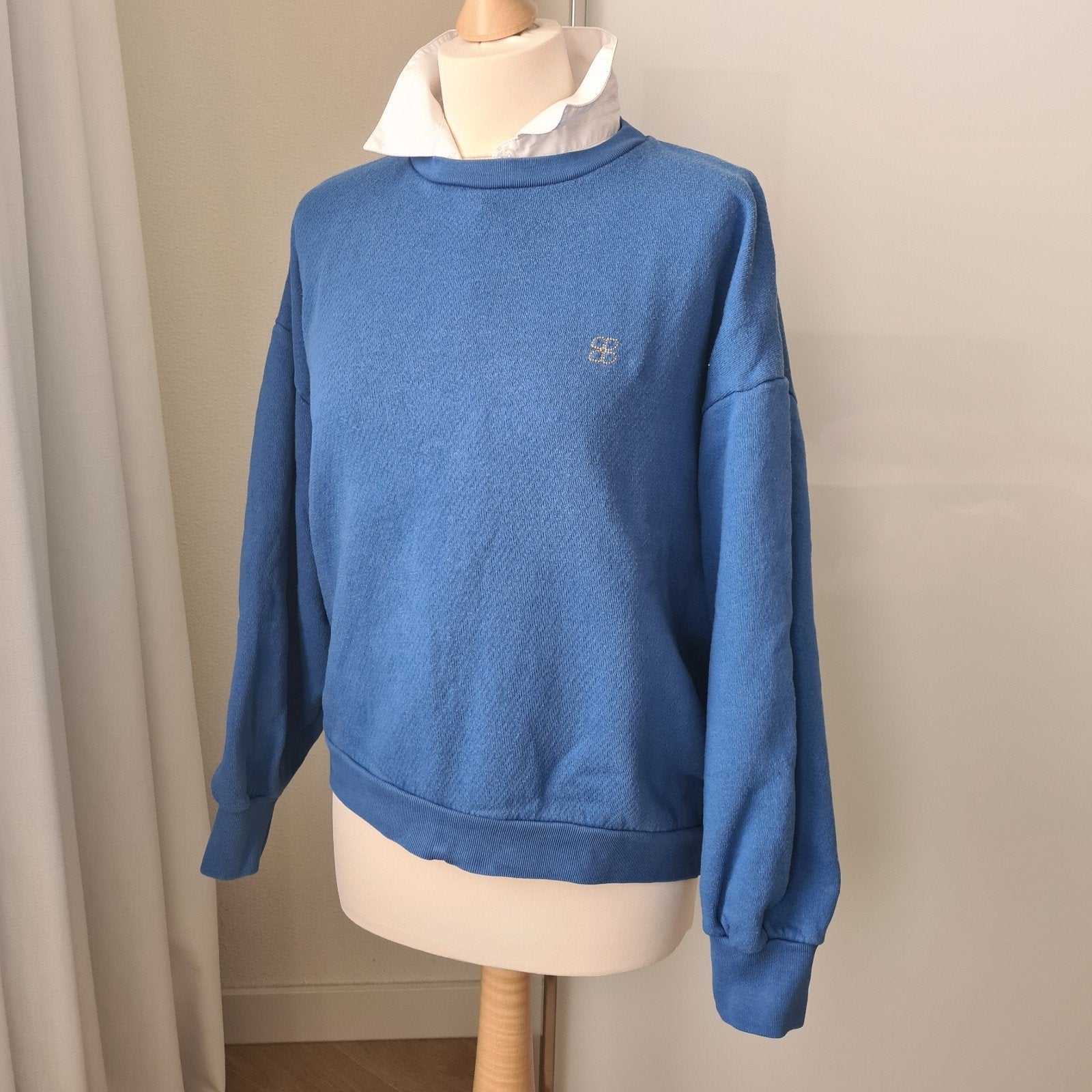 BY-BAR Bibi Short Sweater - Blauw s/m, BY-BAR, Maat 36 (S), Gedragen, Verzenden