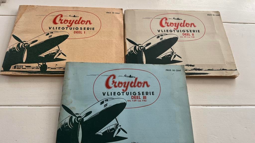 * Complete serie 1950 Croydon  Vliegtuigen albums, Ophalen of Verzenden, Zo goed als nieuw