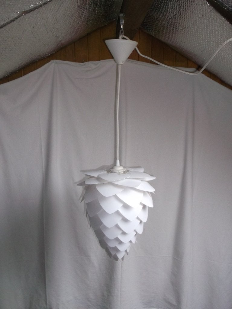 Deens design UMAGE Conia mini hanglamp wit, Huis en Inrichting, Ophalen of Verzenden, Zo goed als nieuw, Kunststof