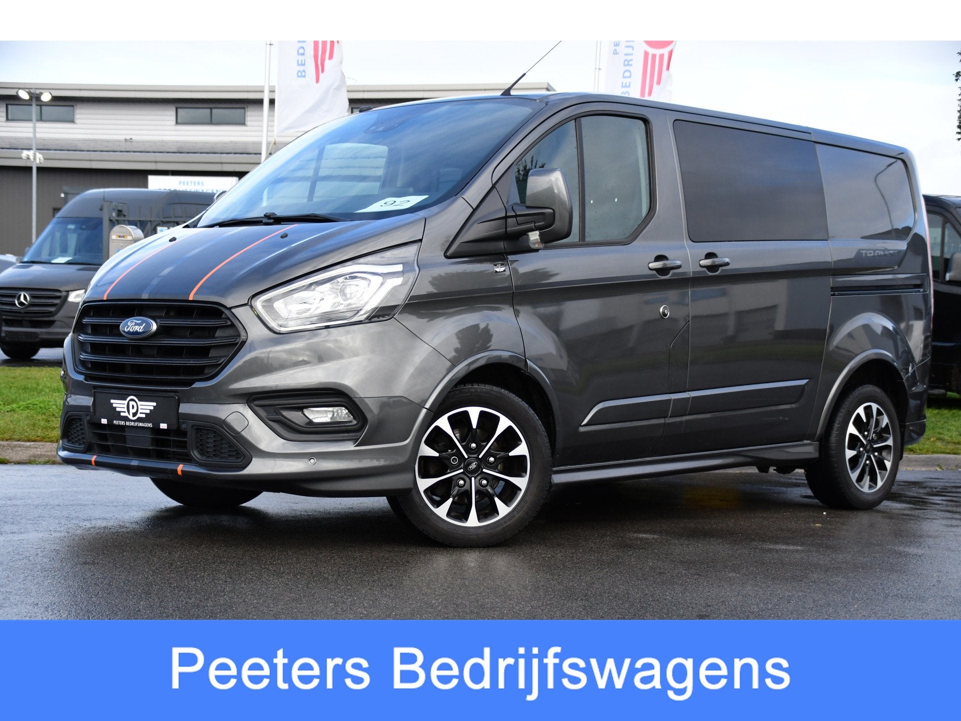 Ford Transit Custom 290 2.0 TDCI L1H1 Sport DC Cruise, Camer, Auto's, 4 cilinders, 14 km/l, Bedrijf, Diesel