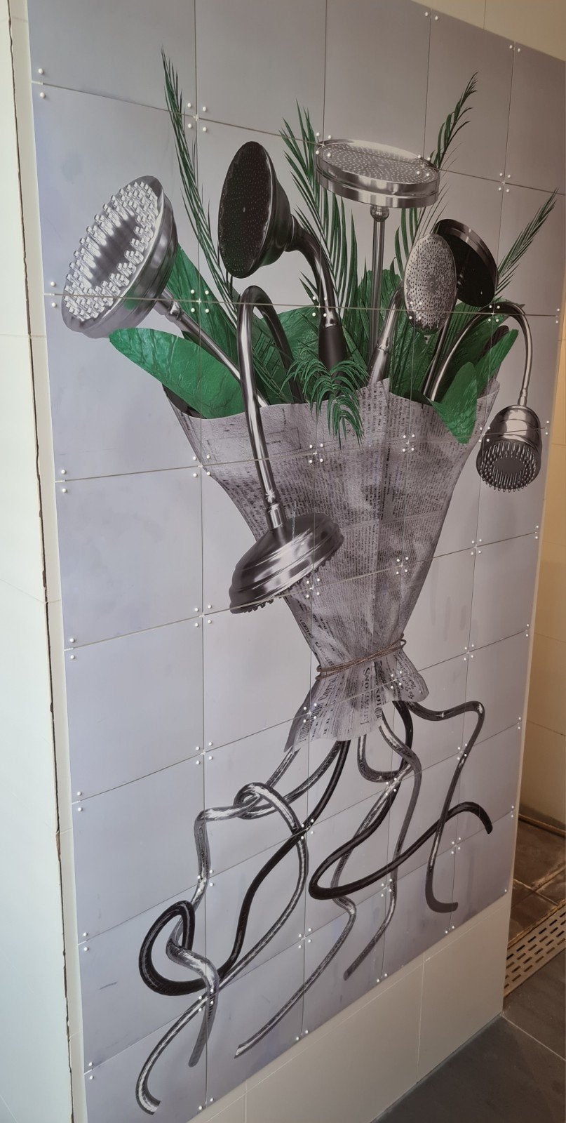 IXXI in badkamer, Ophalen, Wit