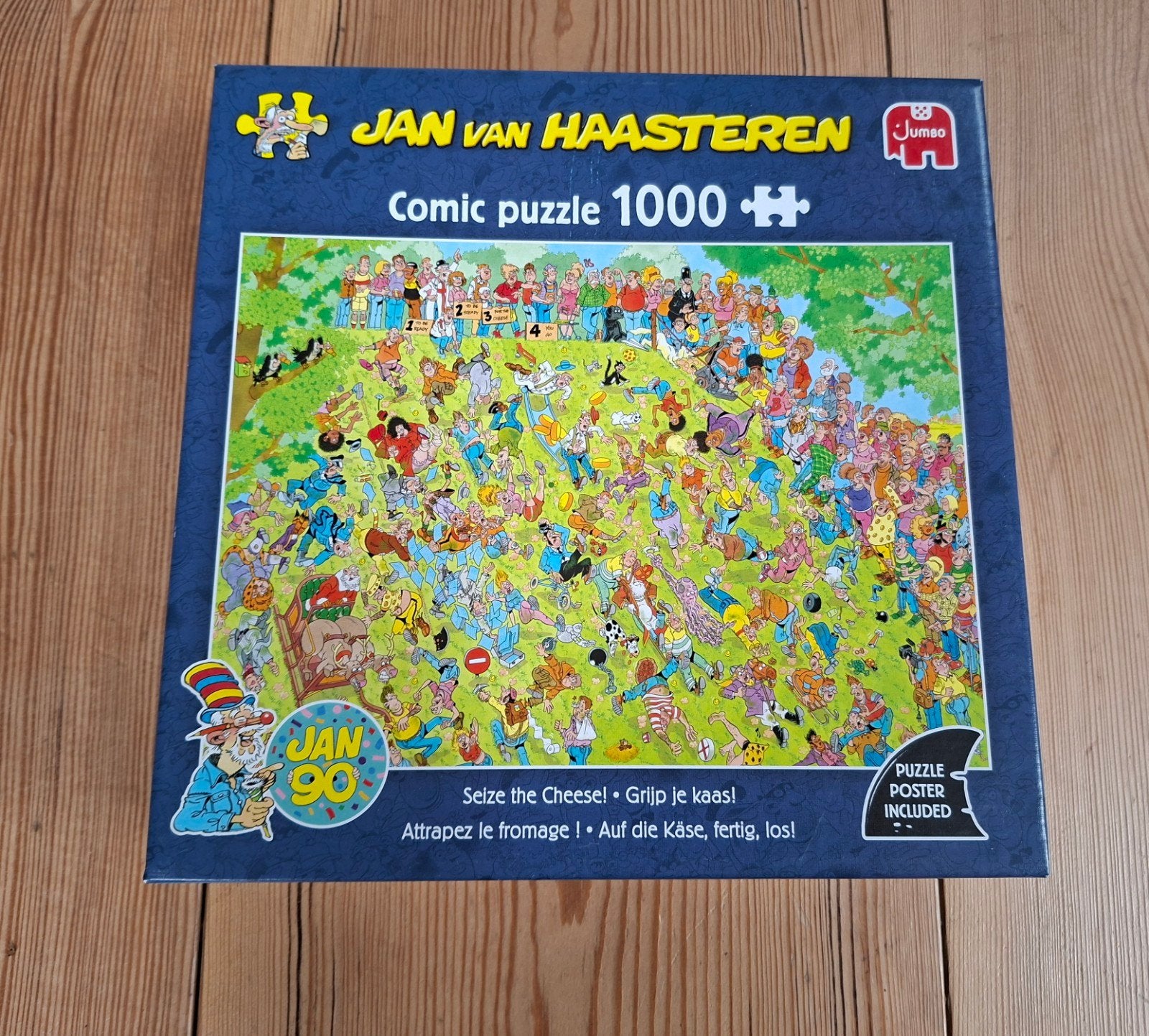 Jan van Haasteren puzzel. Grijp je kaas. 1000 Stukjes.