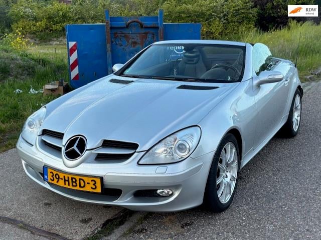 Mercedes-Benz SLK-klasse 280 Automaat ECC Audio-CD/Navi Lede, Achterwielaandrijving, Gebruikt, Zwart, Cabriolet
