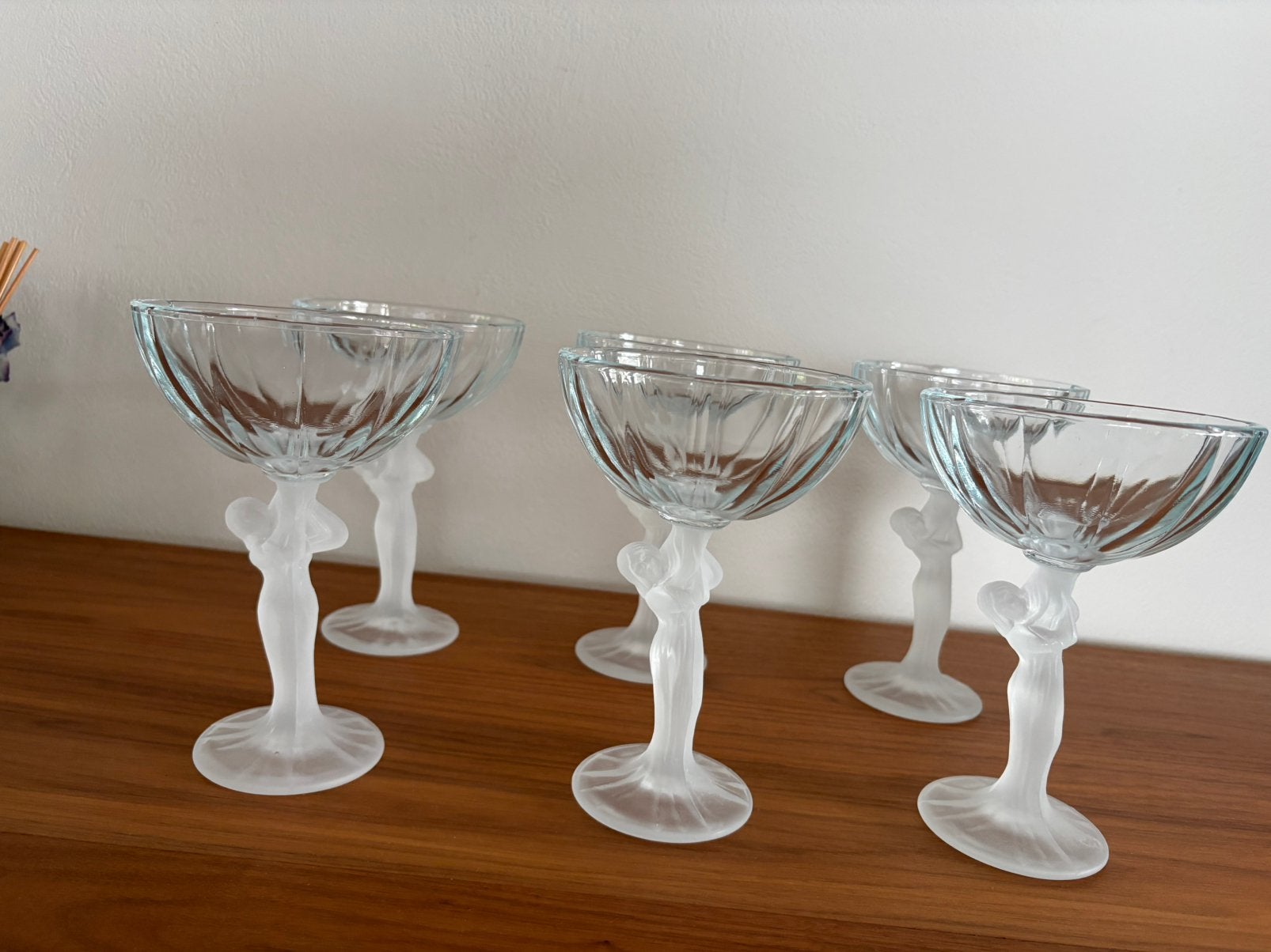 6 ijscoupes zo goed als nieuw, Overige typen, Ophalen of Verzenden, Overige stijlen, Glas