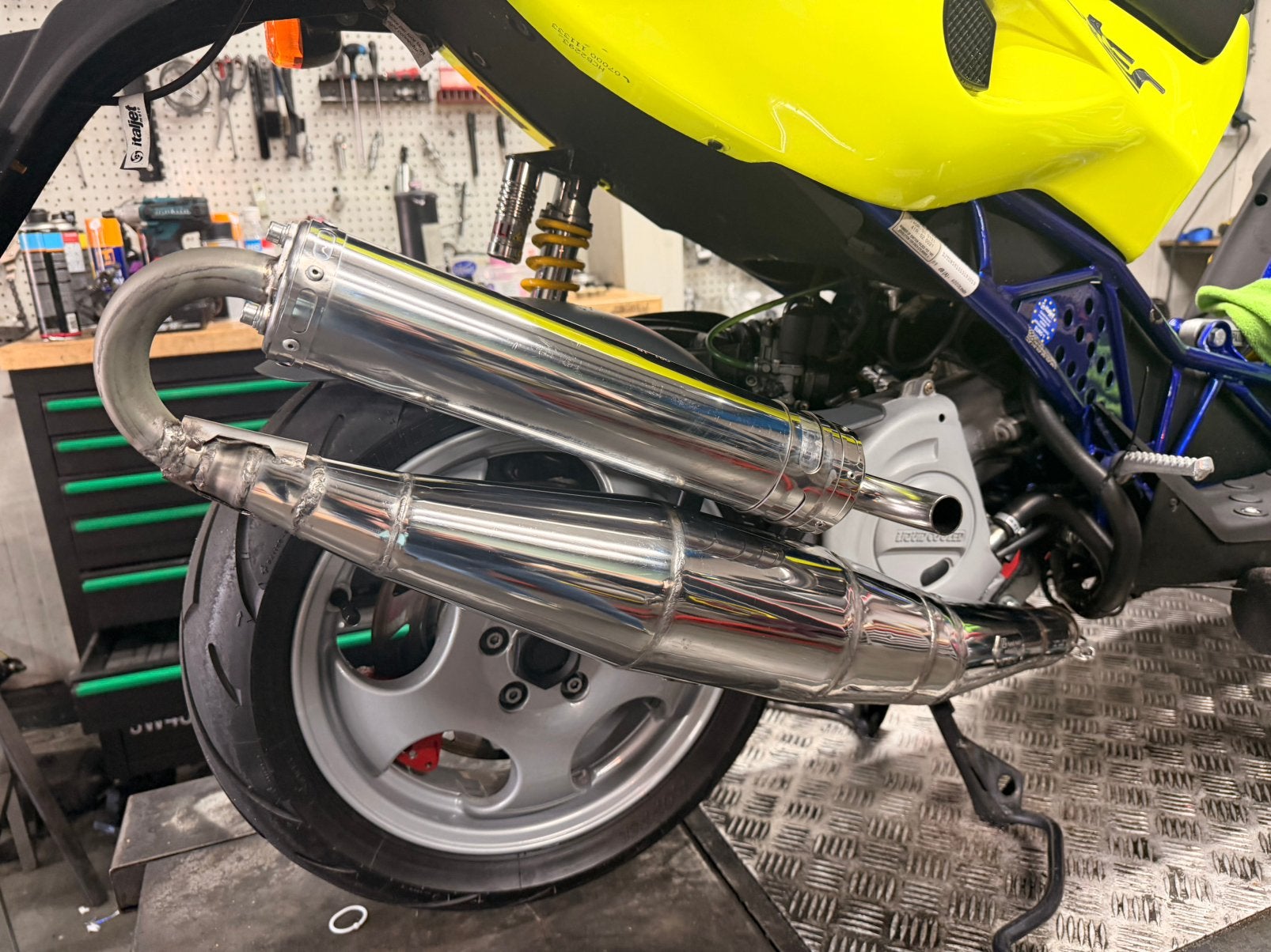 JL uitlaat Gilera runner 180cc hand gebouwd!, Ophalen