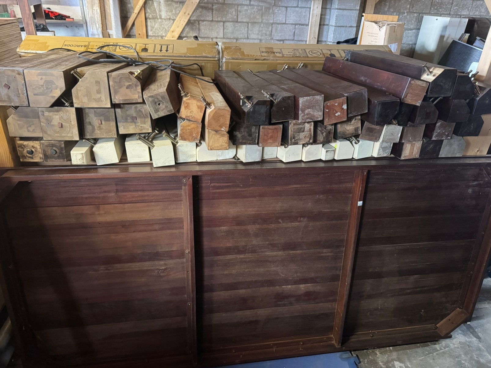 Eetkamertafels, Tuin en Terras, Terrasdelen en Vlonders, Ophalen, Zo goed als nieuw, Hout