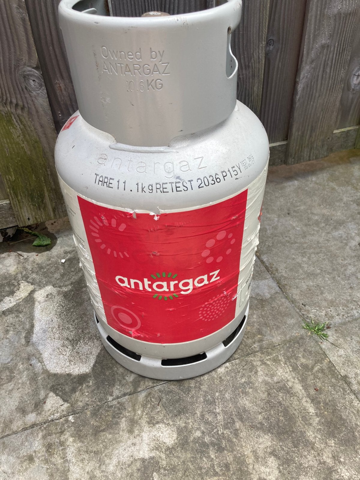 Antargaz grote gasfles met gas, Caravans en Kamperen, Kampeeraccessoires, Ophalen, Gebruikt
