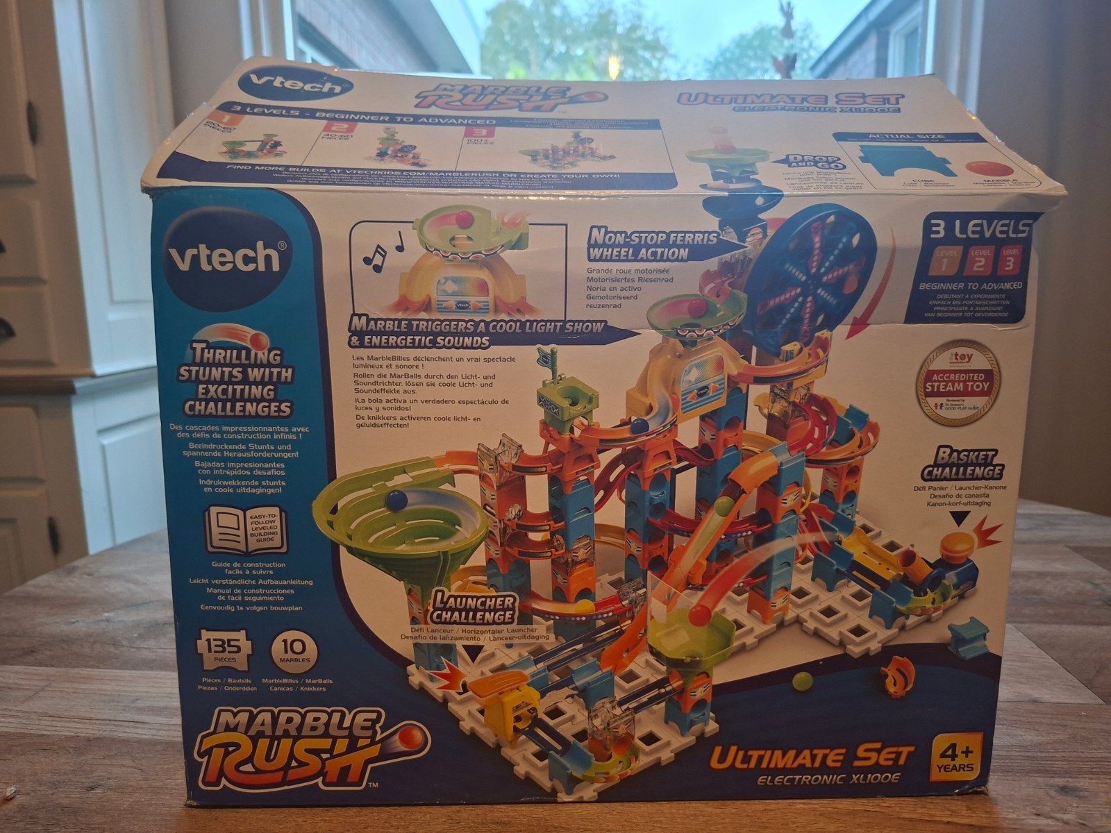VTech Marble Rush Ultimate Set knikkerbaan, Ophalen of Verzenden, Zo goed als nieuw, 4 tot 6 jaar