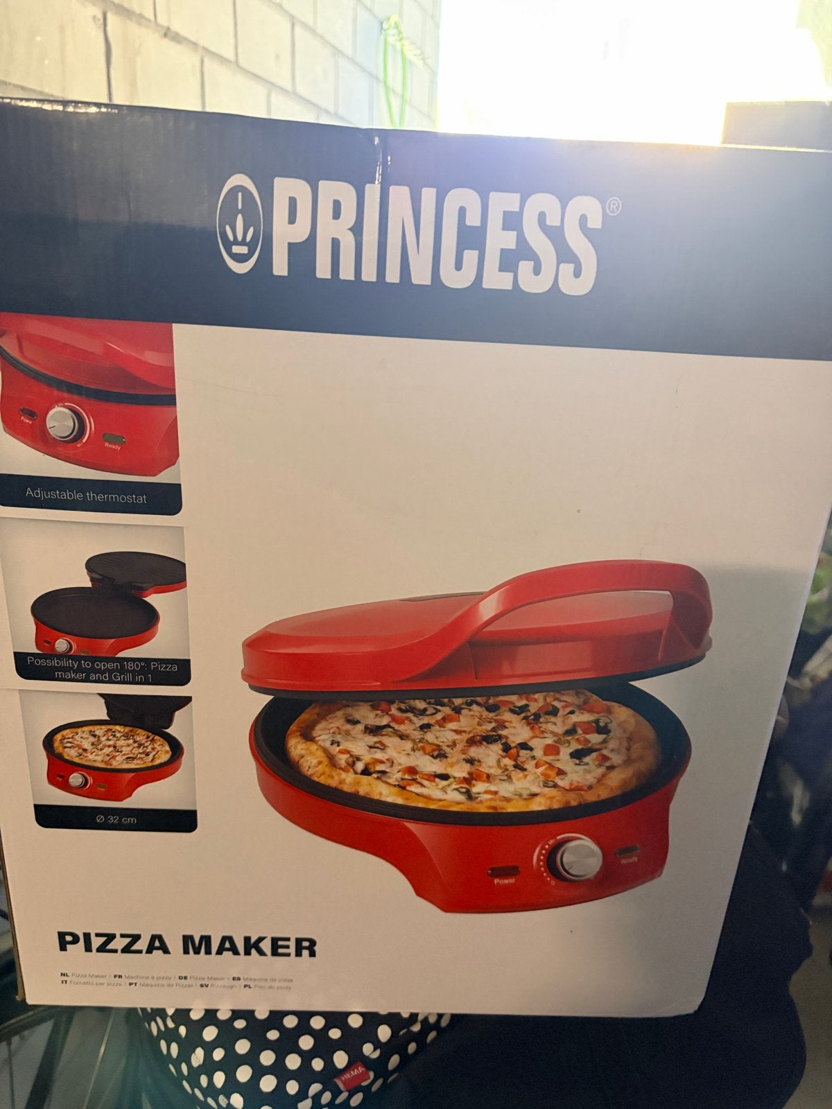 Princess Pizzamaker en Grill 2-in-1 - Nieuw in doos, Ophalen, Nieuw