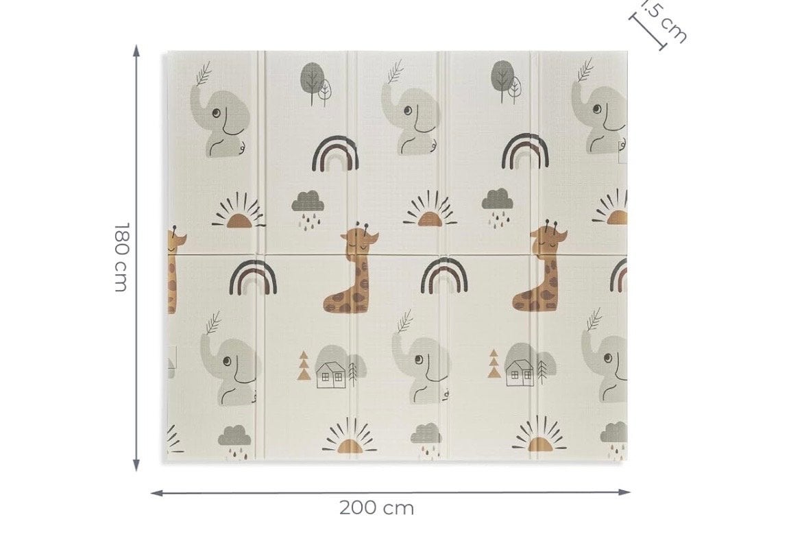 Nieuw Beige Opvouwbaar Speelkleed 200x180cm, Ophalen, Nieuw, Speelkleed