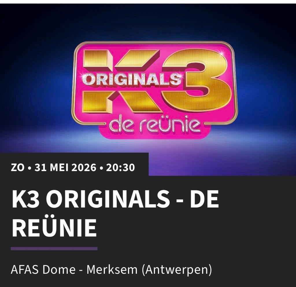 K3 oringinals Antwerpen, Twee personen, Mei