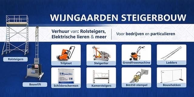 Rolsteigers te huur - Wijngaarden Steigerbouw, Ophalen, Gebruikt, Rolsteiger of Kamersteiger, 5 meter of hoger