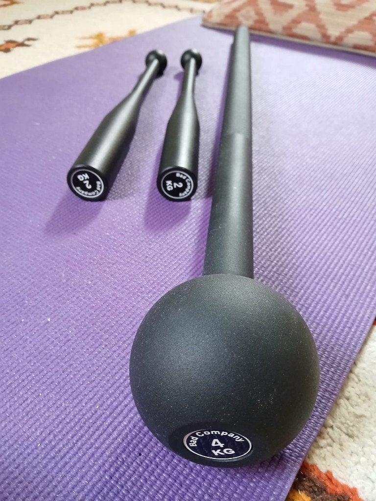 4 KG Macebell & 2 x 2 KG Indian Clubs (Steel), Ophalen, Zo goed als nieuw, Benen, Overige typen