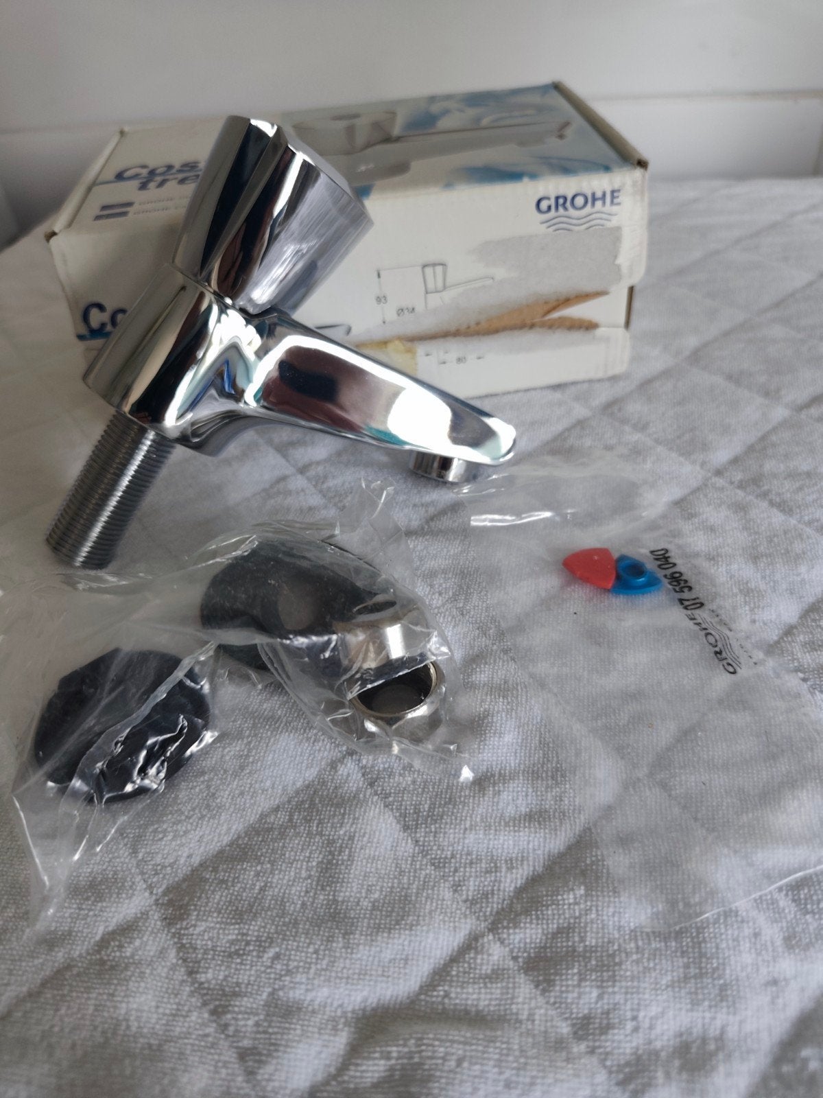 Nieuwe Grohe fonteinkraan chroom, Doe-het-zelf en Verbouw, Ophalen, Nieuw, Chroom, Kraan
