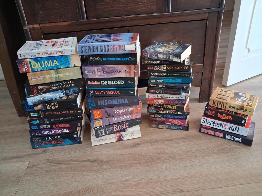 41 Stephen King boeken, Ophalen, Gelezen