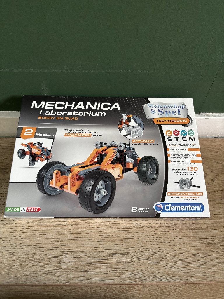 Clementoni Mechanica Laboratorium Buggy & Quad, Kinderen en Baby's, Speelgoed | Educatief en Creatief, Ophalen of Verzenden, Gebruikt
