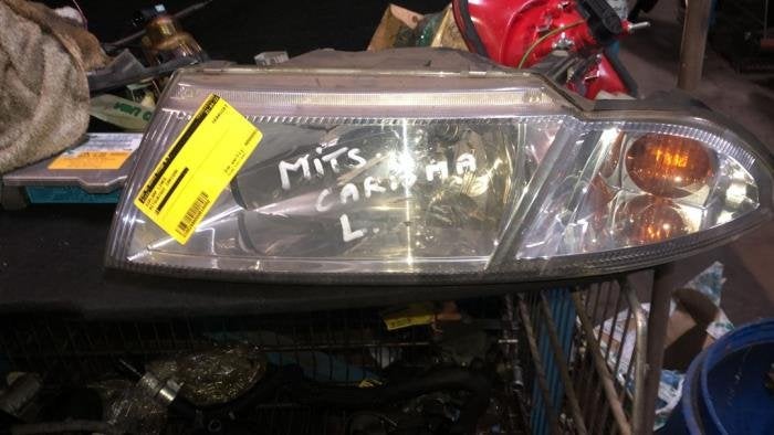 Koplamp links van een Mitsubishi Carisma, Gebruikt, -, -, Mitsubishi