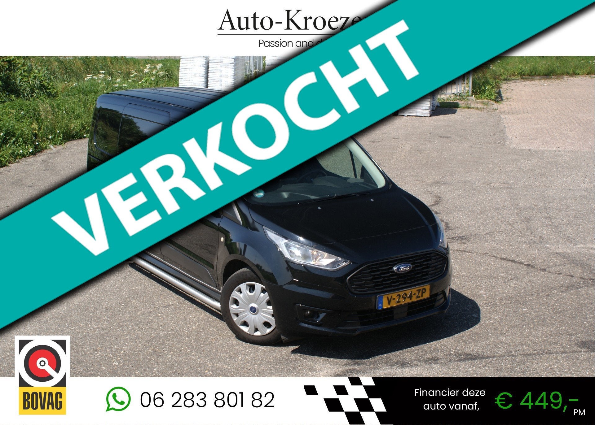 Ford Transit Connect 1.5 EcoBlue L2 Trend | 3 Zitplaatsen |, Stof, Gebruikt, 4 cilinders, 100 pk