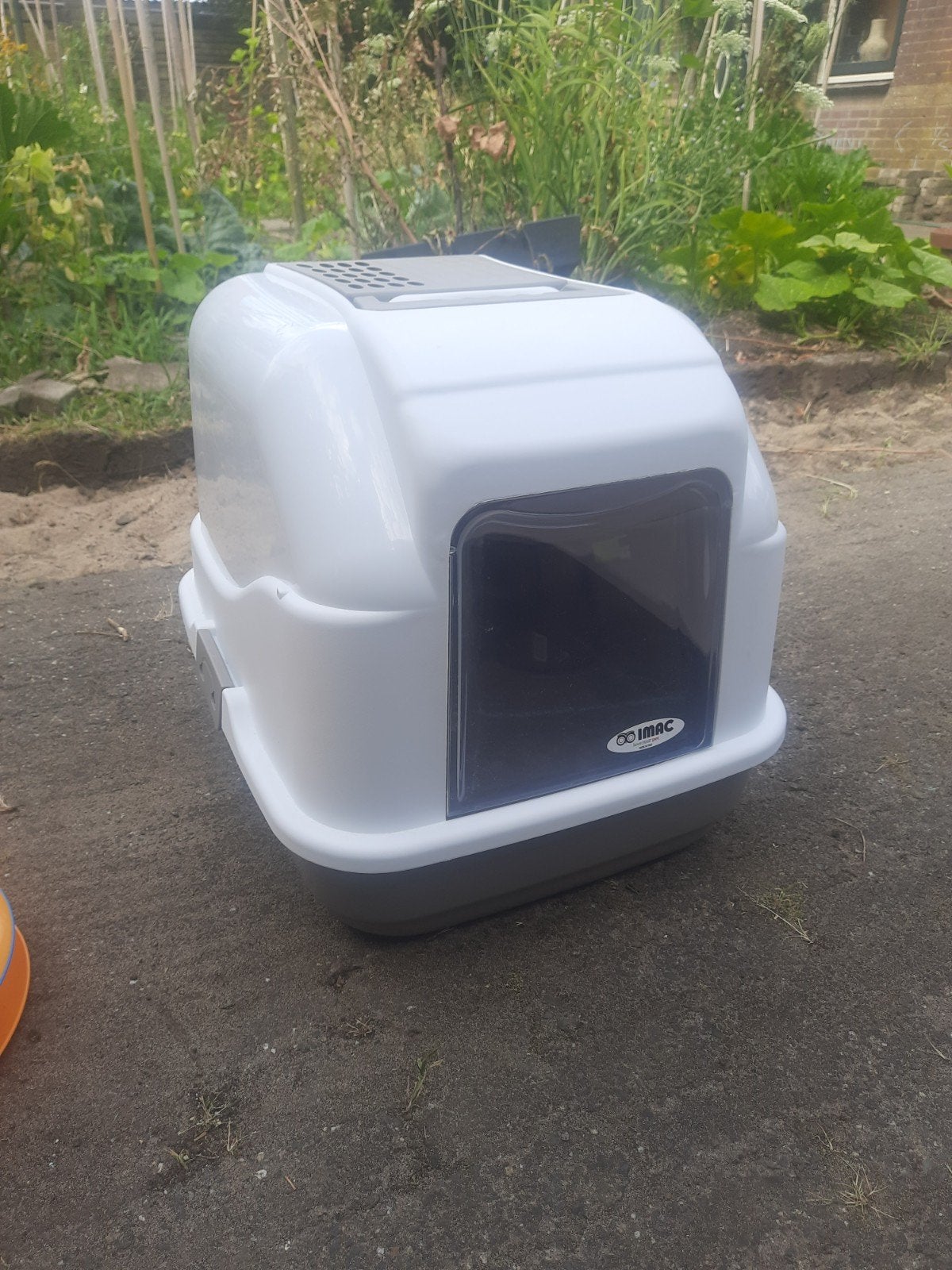 gratis kattenbak, alleen afhalen, Ophalen, Gebruikt