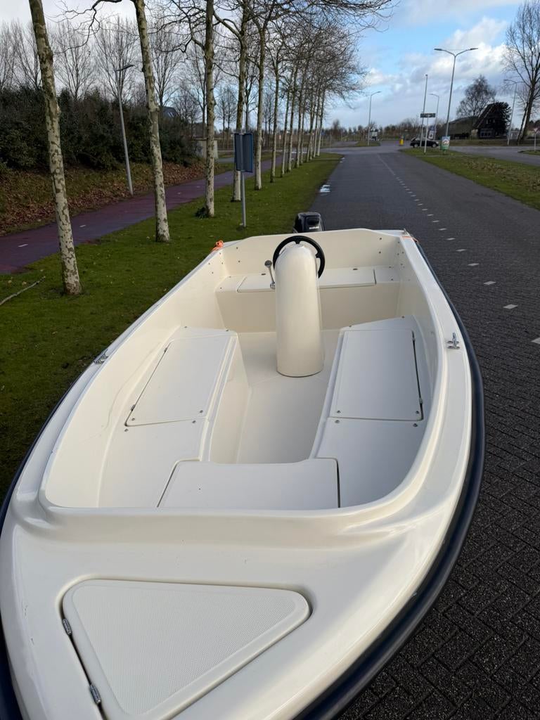 Mooie Admiral 450 met 15PK Suzuki elektr.st.en evt. trailer, Watersport en Boten, Sloepen, Afdekzeil, Admiral, Ophalen of Verzenden