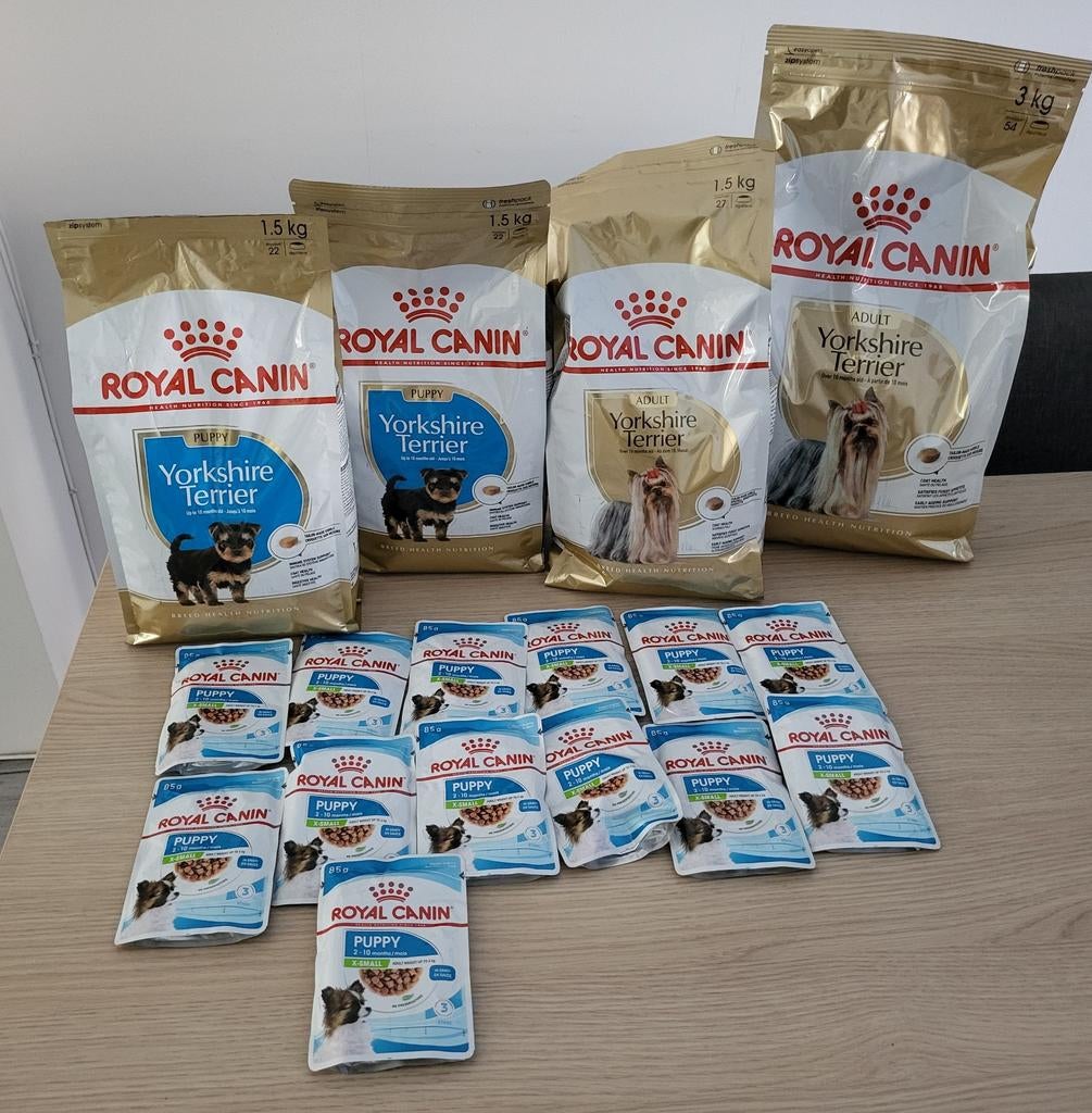 Royal Canin Yorkshire terrier puppy/volwassen pakket voer, Dieren en Toebehoren, Ophalen of Verzenden, Hond