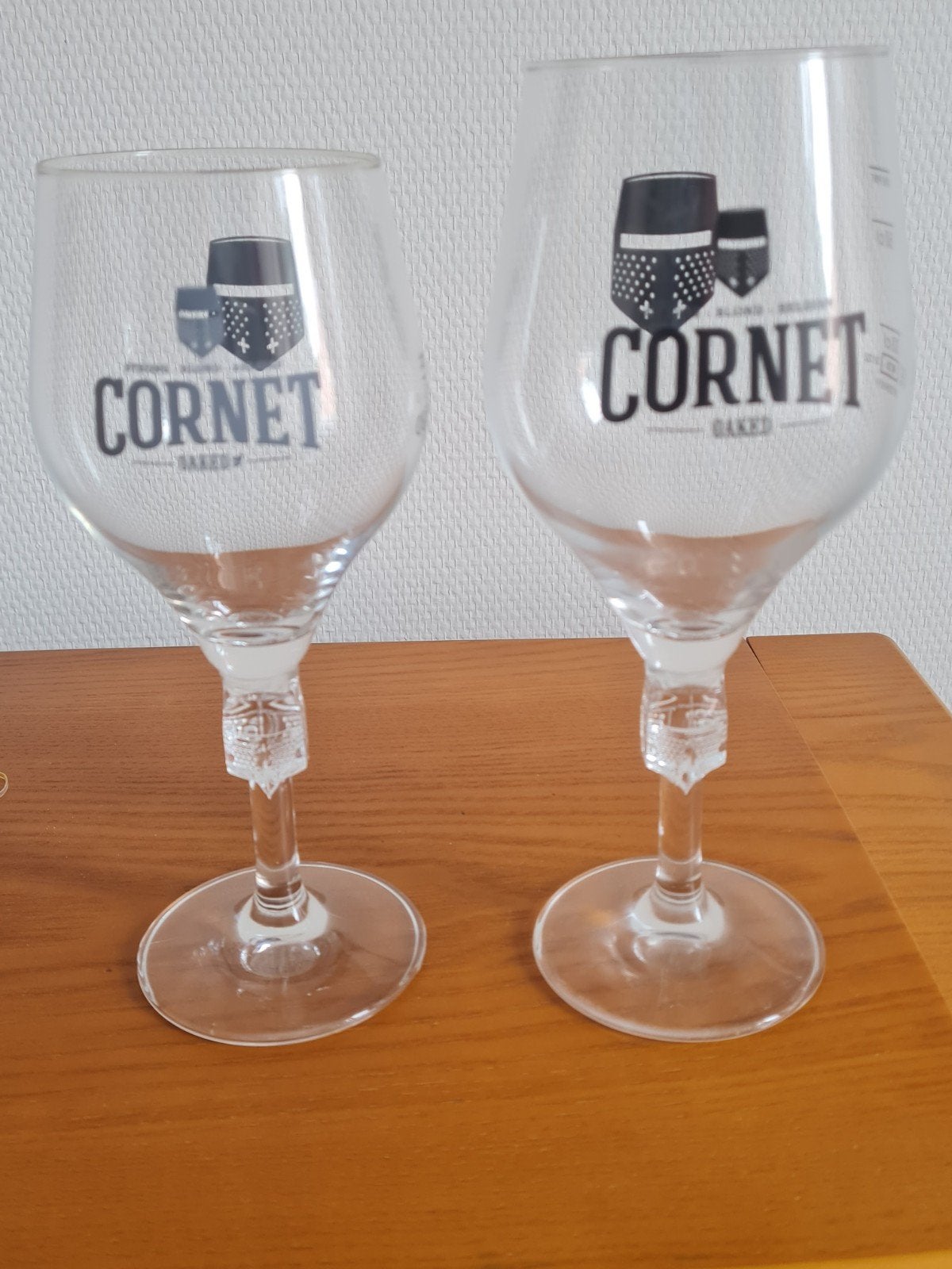 Cornet Bierglazen - Set van 2, Ophalen, Zo goed als nieuw