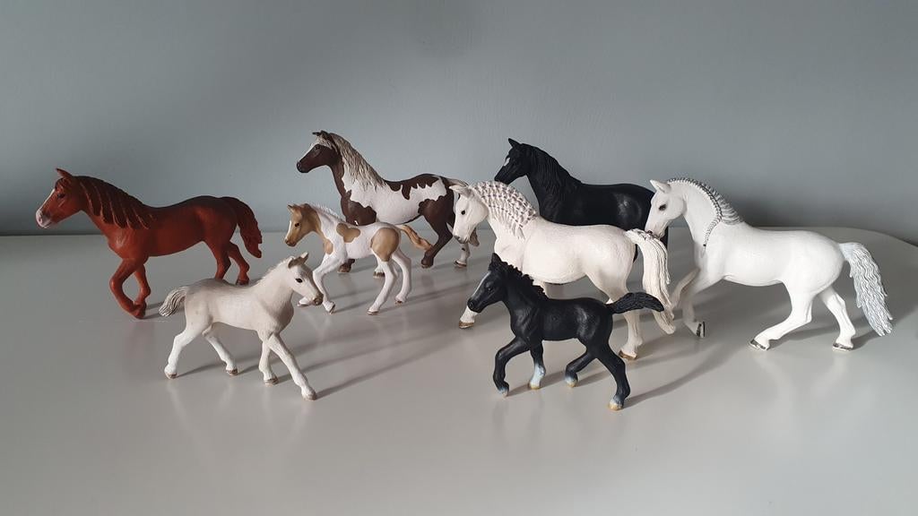 Leuke SET Schleich paarden – *GRATIS VERZENDEN!, Ophalen of Verzenden, Zo goed als nieuw, Paard, Beeldje of Figuurtje
