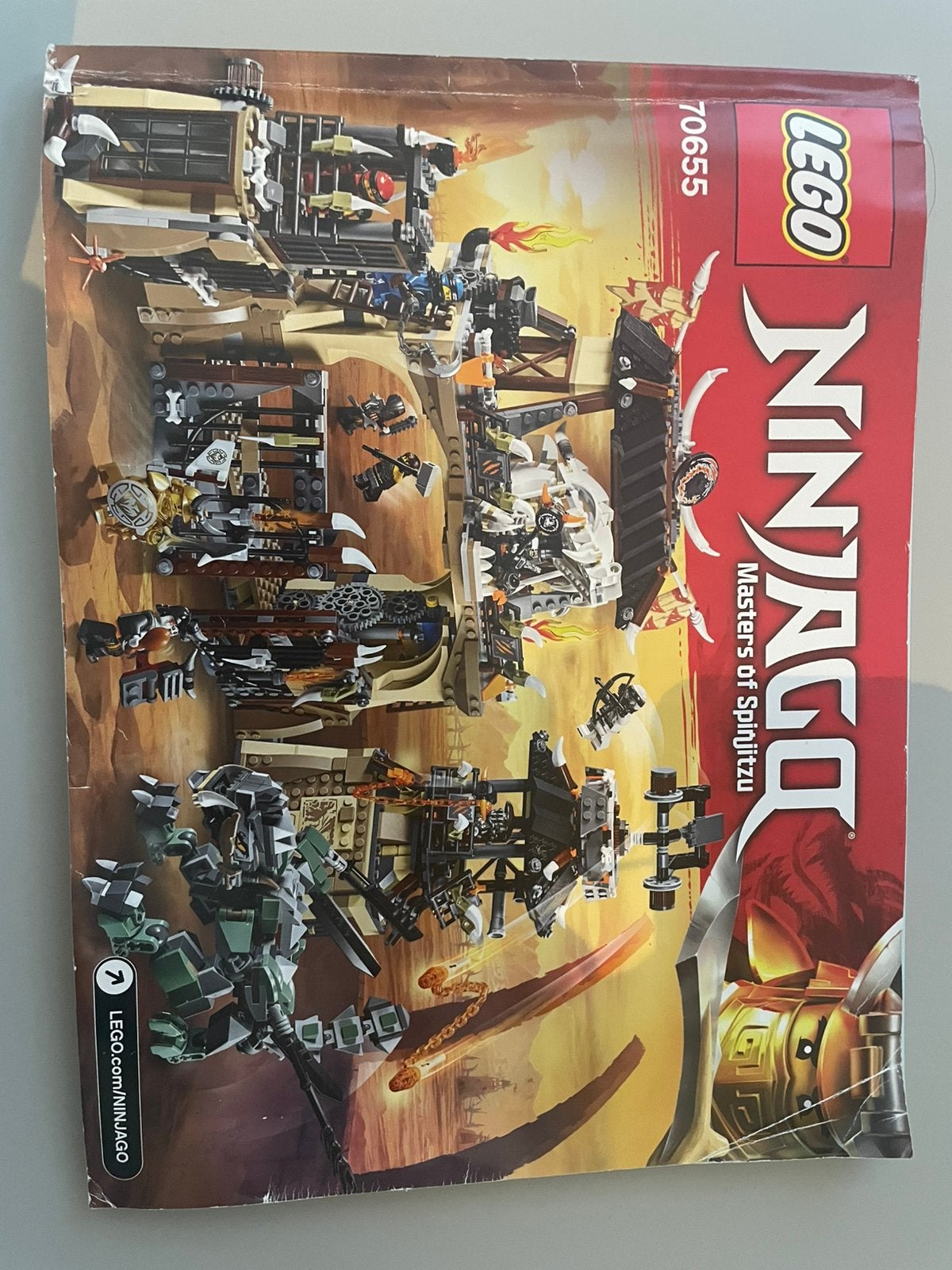 Lego ninjago 70655, Gebruikt, Lego, Ophalen of Verzenden, Inclusief minifiguren