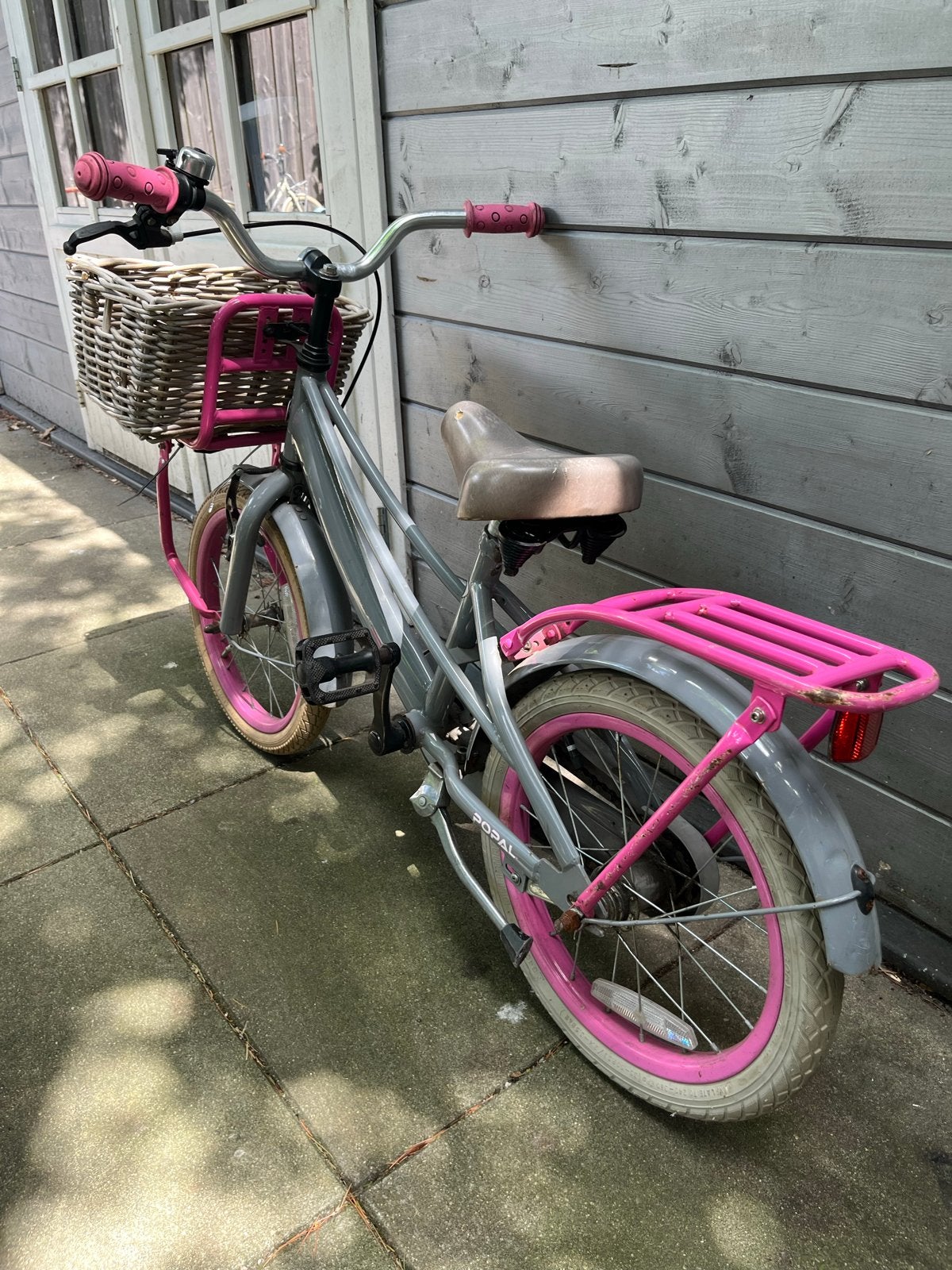 Mooie Popal Lola kinderfiets 16 inch, Ophalen of Verzenden, Gebruikt, Velgrem, 16 tot 20 inch