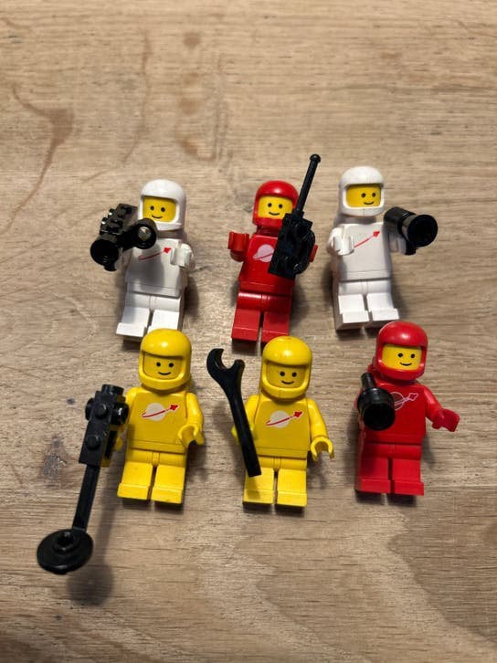 Lego 6701 Classic Space Minifigpack compleet, Gebruikt, Lego, Ophalen of Verzenden, Inclusief accessoires