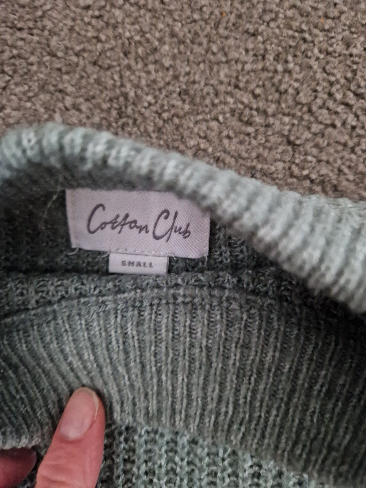 Mooie lichtgroene trui van Cotton Club, maat S, Ophalen of Verzenden, Maat 36 (S), Cotton Club, Gedragen