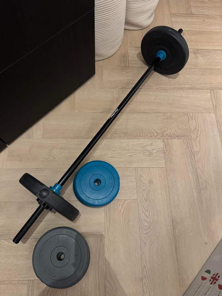 Avento halter pump set 20kg, Sport en Fitness, Ophalen, Zo goed als nieuw
