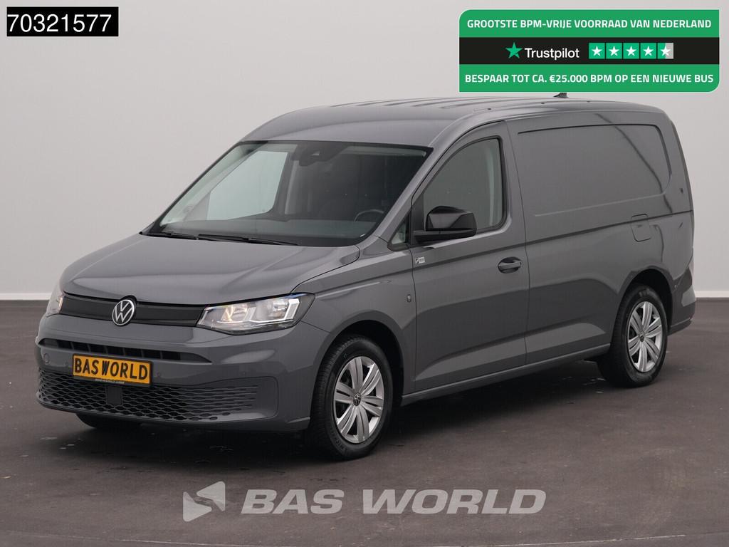 Volkswagen Caddy 122pk DSG Automaat L2H1 Navi Airco Cruise C, Automaat, Stof, Gebruikt, Euro 6