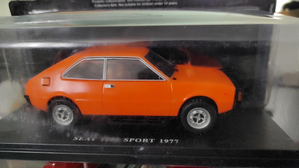 Seat 1200 Coupé sport 1977 oranje 1:24 in ongeopende blister, Ophalen of Verzenden, Nieuw