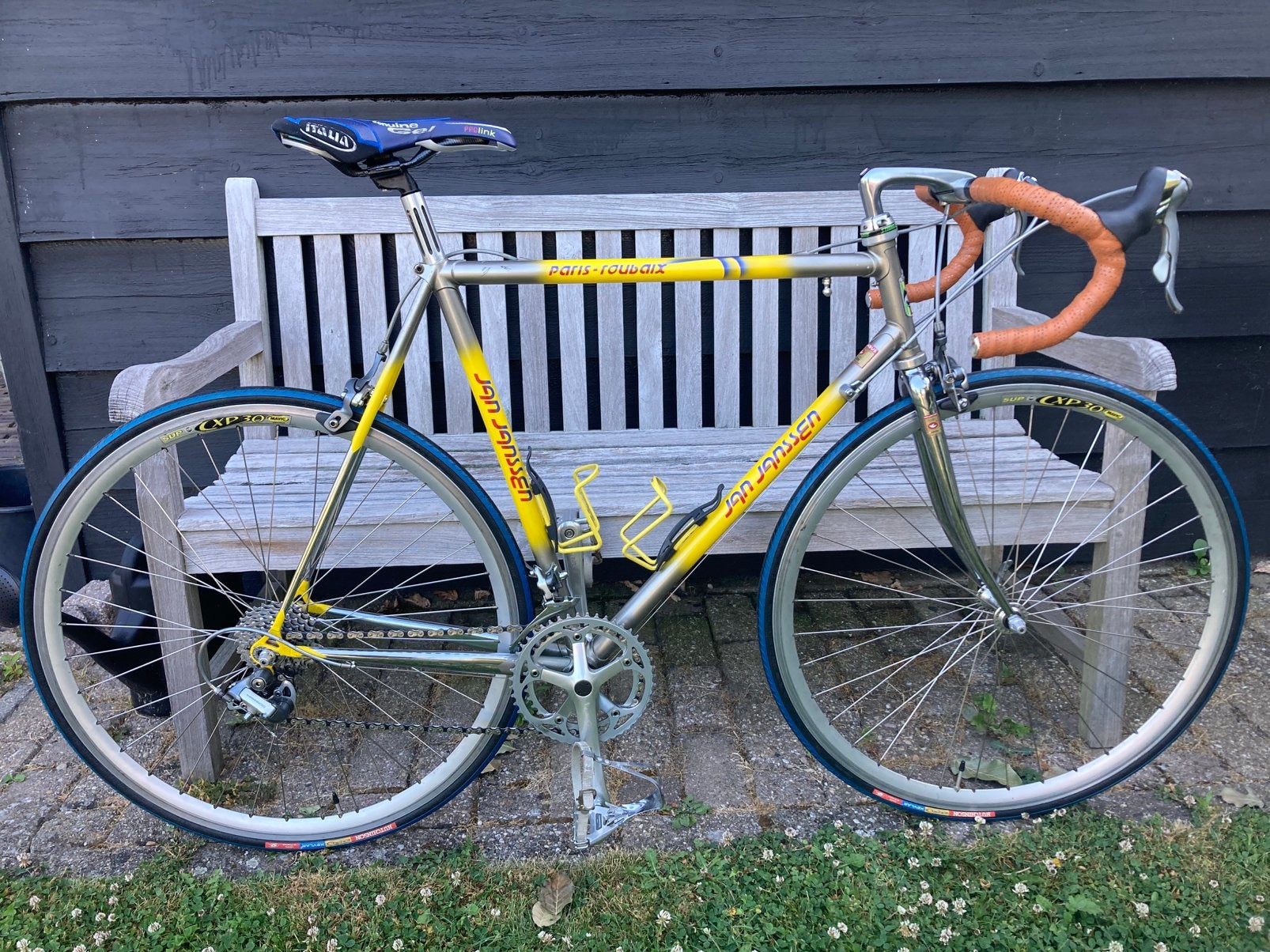 Jan Janssen. Columbus Thron, Fietsen en Brommers, Fietsen | Racefietsen, 28 inch, Staal, Zo goed als nieuw, 15 tot 20 versnellingen