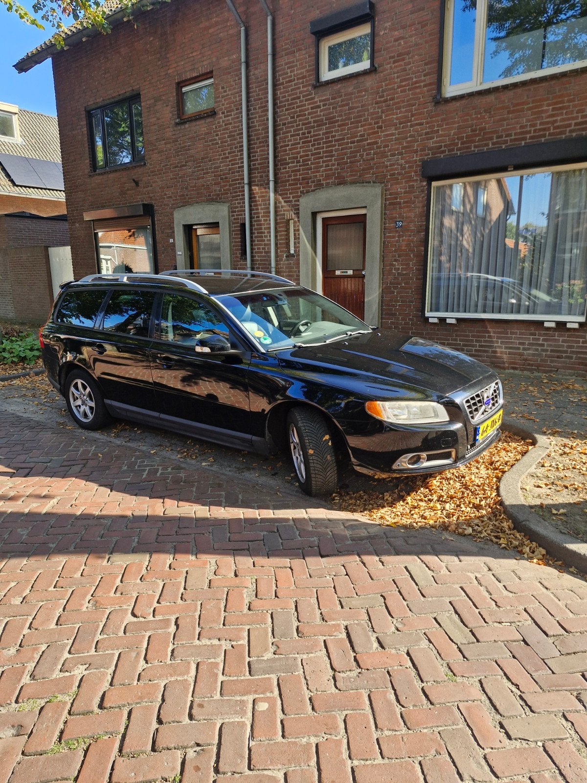 Volvo V70 2.0 D 2009 Zwart, Auto's, 136 pk, 4 cilinders, Zwart, Stationwagon