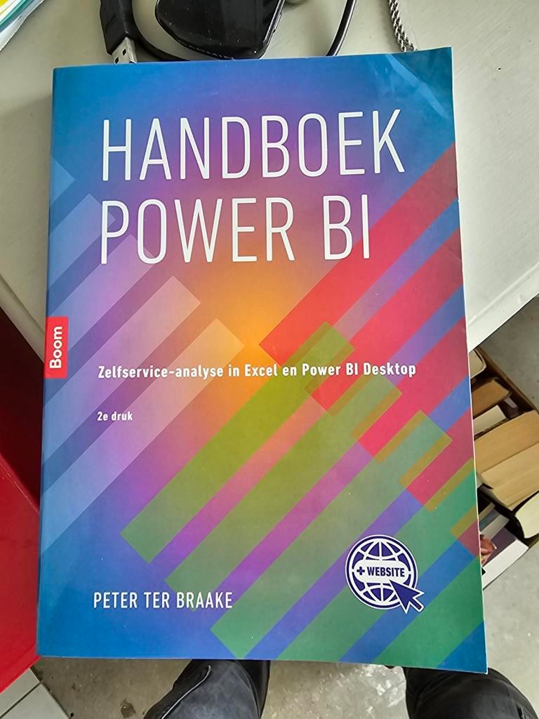 Handboek Power BI: Zelfservice-analyse in Excel en Power BI, Boeken, Ophalen of Verzenden, Zo goed als nieuw, Software, Peter ter Braake