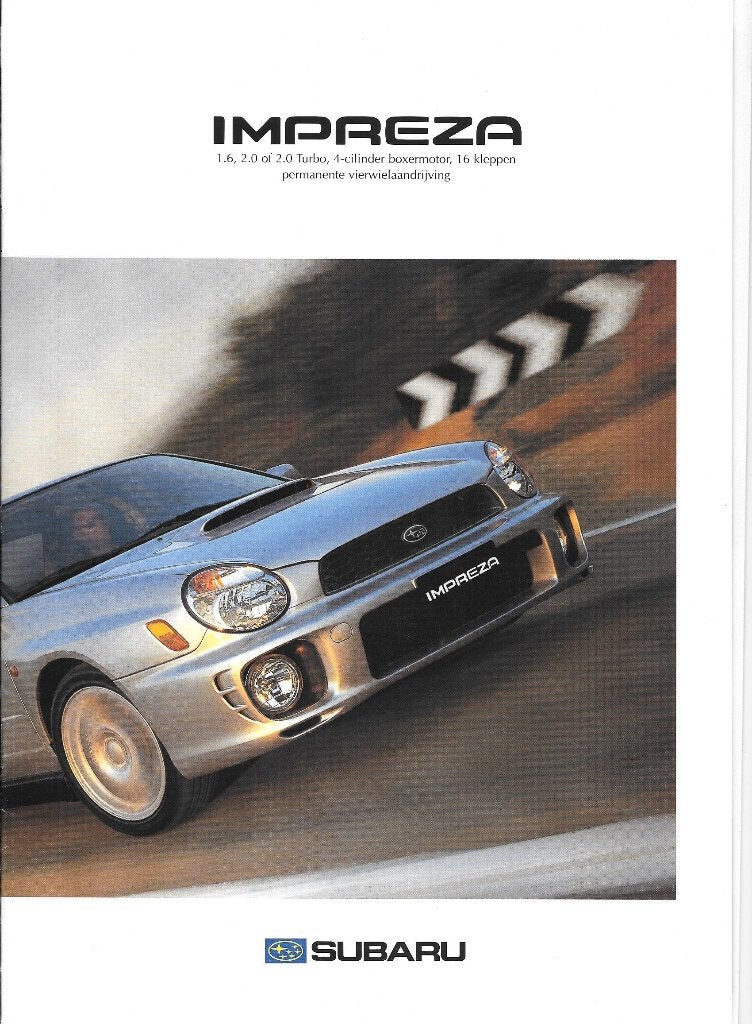 SUBARU IMPREZA, Ophalen of Verzenden, Zo goed als nieuw, Overige merken