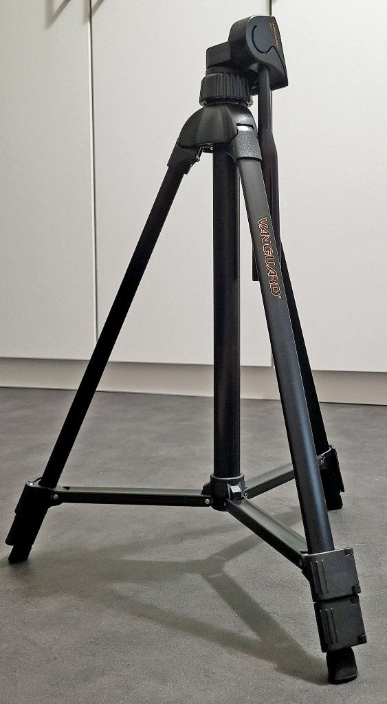 Vanguard MK1, lichtgewicht statief, zwart, Ophalen, Driepoot, Zo goed als nieuw, Vanguard