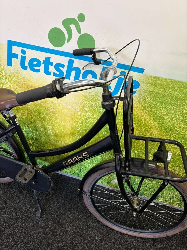Fietshokje Amersfoort: Raaks Transportfiets N3 26 inch, Terugtraprem, Gebruikt, Versnellingen, Niet ingevuld