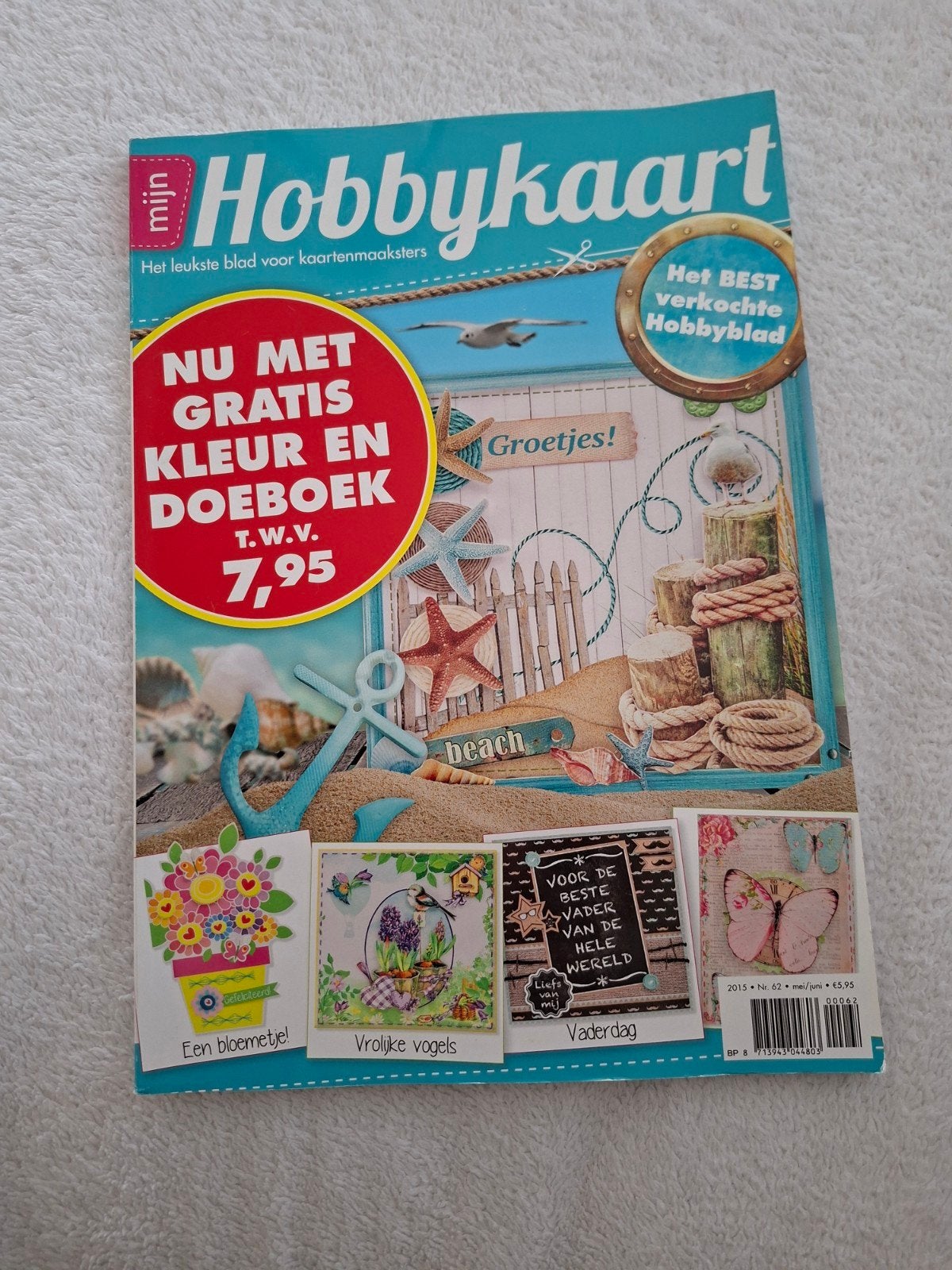Mijn Hobbykaart magazine nr. 62 - gelezen, zonder bijlage, Hobby en Vrije tijd, Ophalen of Verzenden