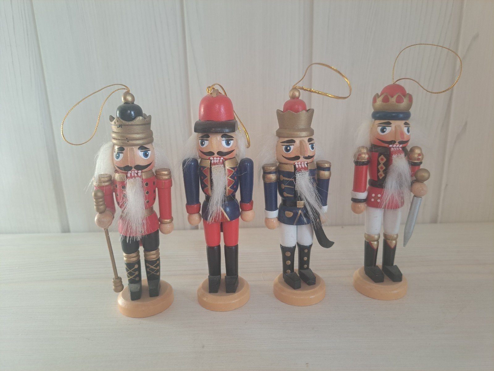 4 kerstbal notekrakertjes, Ophalen of Verzenden
