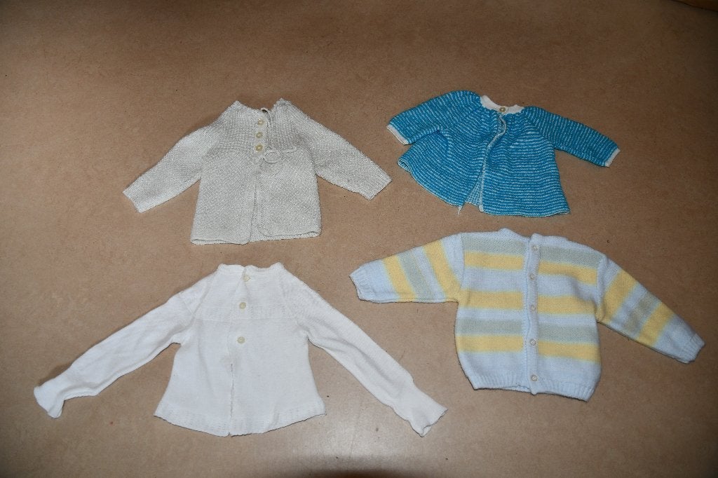 4 vestjes voor baby's, Ophalen of Verzenden, Gebruikt, Maat 56