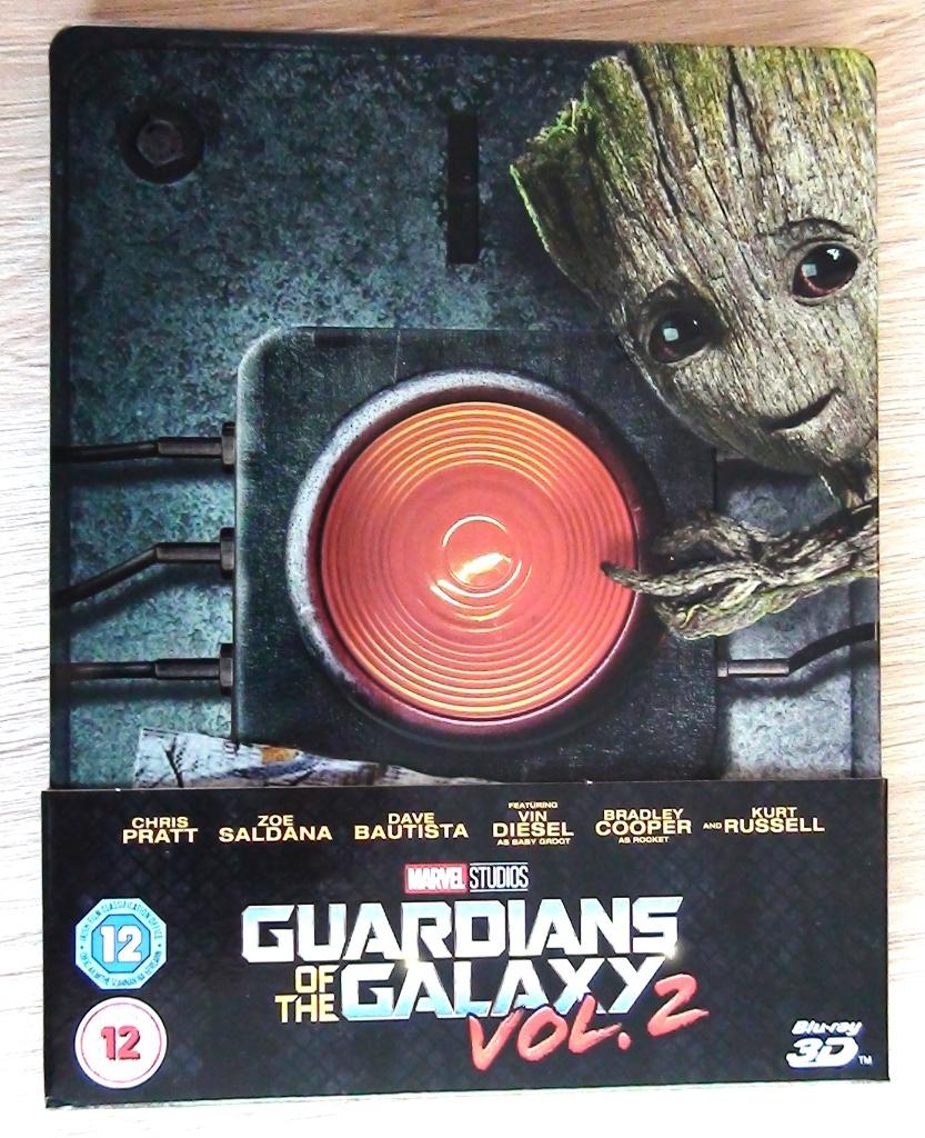 Guardians of the Galaxy Vol. 2 3D (Blu-ray Steelbook), Cd's en Dvd's, Blu-ray, Verzenden, Zo goed als nieuw, Science Fiction en Fantasy