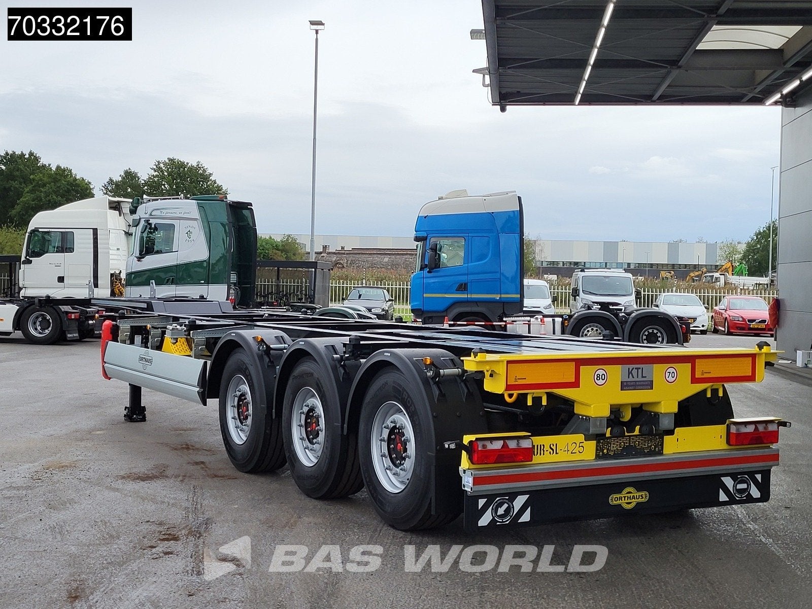 Orthaus TR 3 assen Mutli'45 Lift Axle Extendable SAF, Stof, Overige brandstoffen, Zwart, Bedrijf